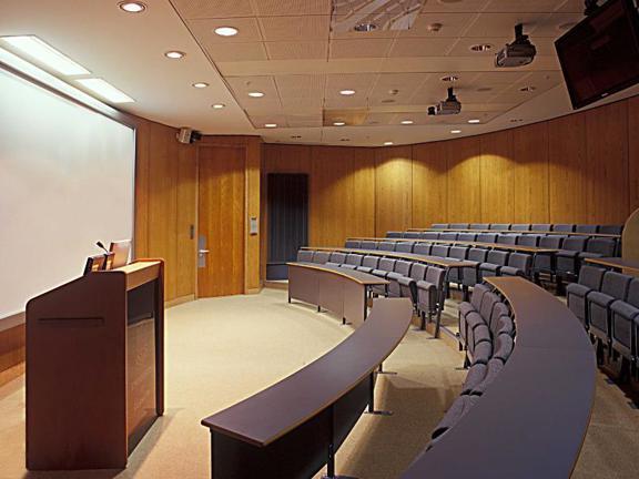 Modern conference room at University of Glasgow 