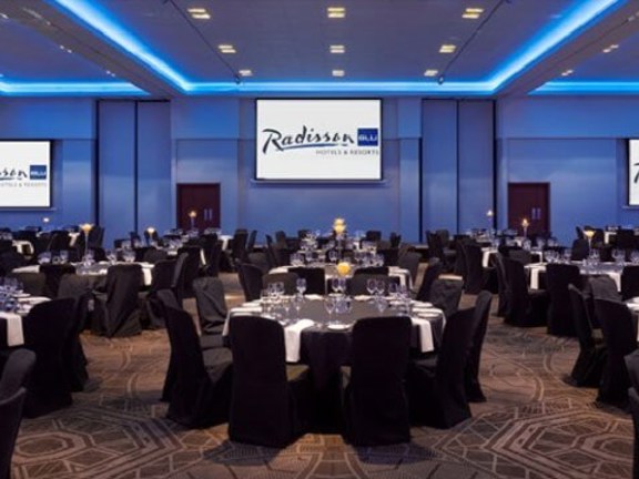 Large meeting room at Radisson Blu Hotel 